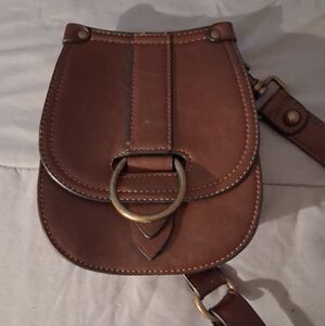 Simply Noelle Tan Crossbody Bag with Buckle